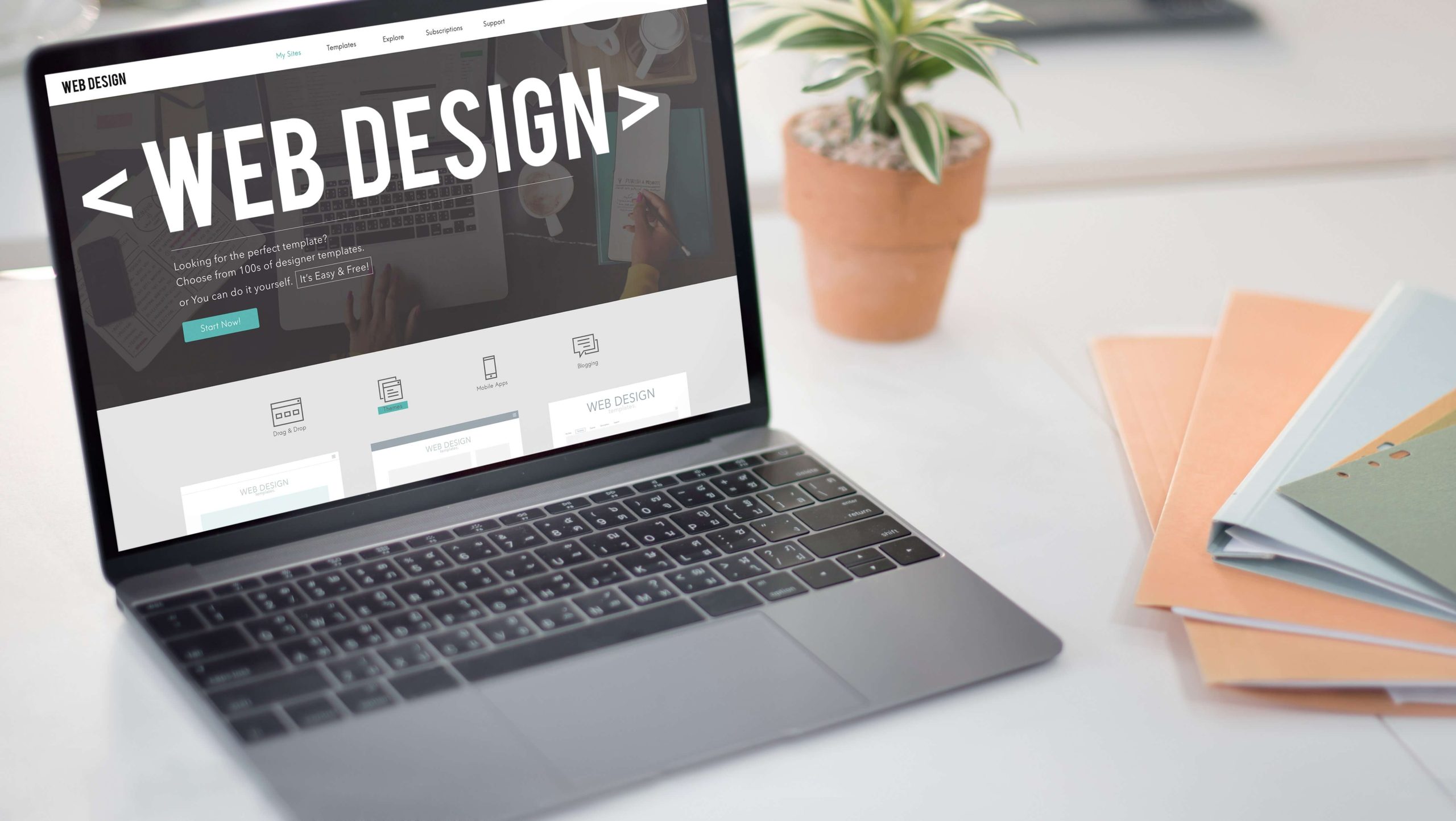 Web design internet website responsive software concept